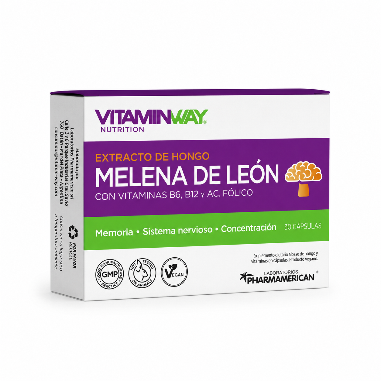 melena de león vitamin way x 30 cápsulas – memoria y concentración melena de león vitamin way x 30 cápsulas – memoria y concentración