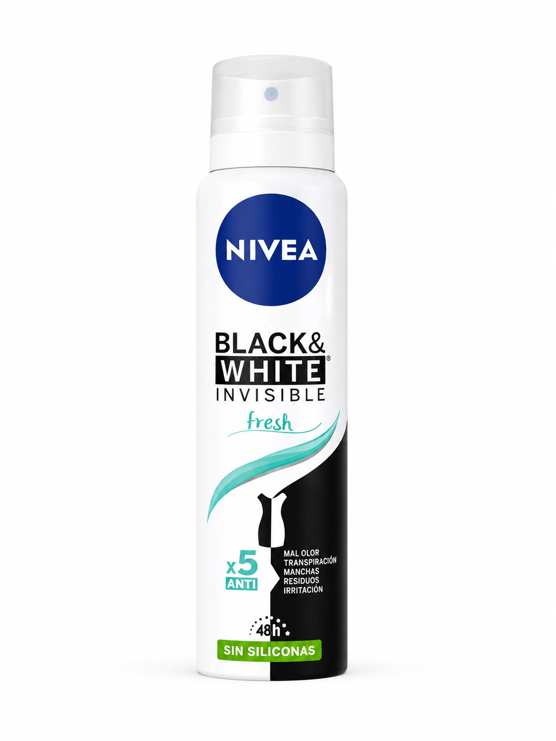 nivea black & white invisible fresh antitranspirante aerosol 150 ml nivea black & white invisible fresh antitranspirante aerosol 150 ml
